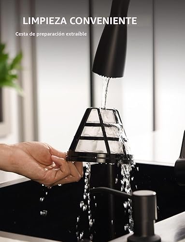 Miniatura 5 de SHARDOR Cafetera programable de 10 tazas, cafetera de goteo regular y fuerte para el hogar y la oficina, apagado automático, filtro permanente,