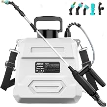 DEGGE Battery Powered Sprayer 2 Gallon, 7.4V Powerful Electric Pump Sprayer