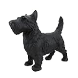 Things2Die4 Cast Iron Scottish Terrier Dog Statue Black Enamel Scottie
