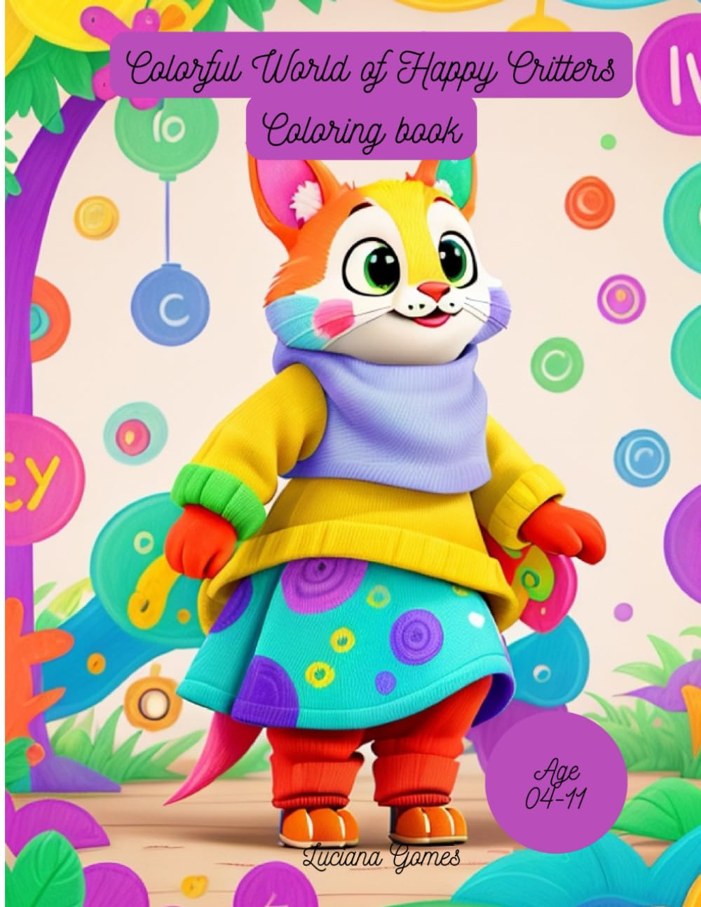Colorful World of Happy Critters: World of Colorful Creativity