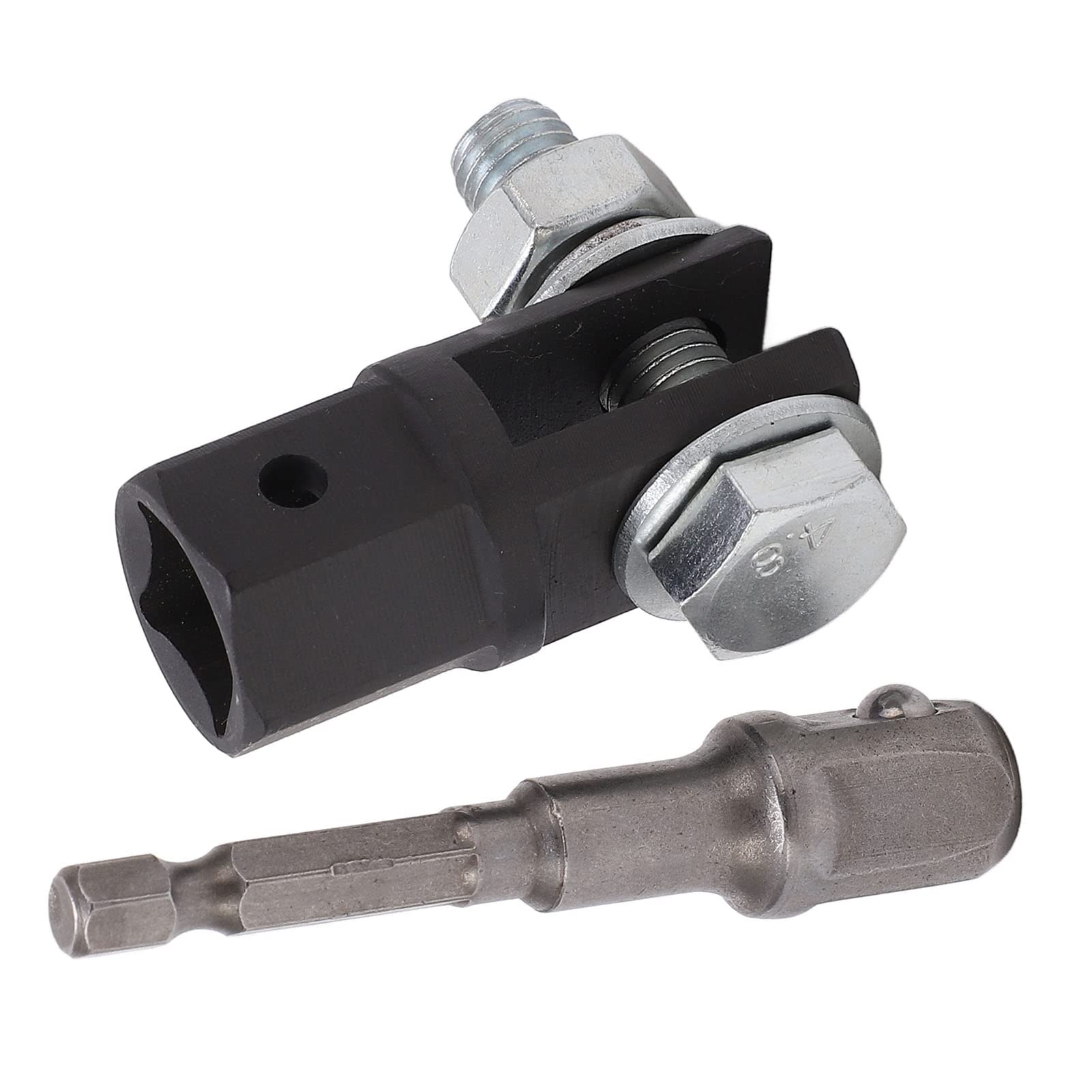 Adattatore per trapano a percussione con jack a forbice, adattatore per presa jack a forbice in metallo per estremit¨¤ a occhiello singolo a forma di U Parti di automobili e motocicli