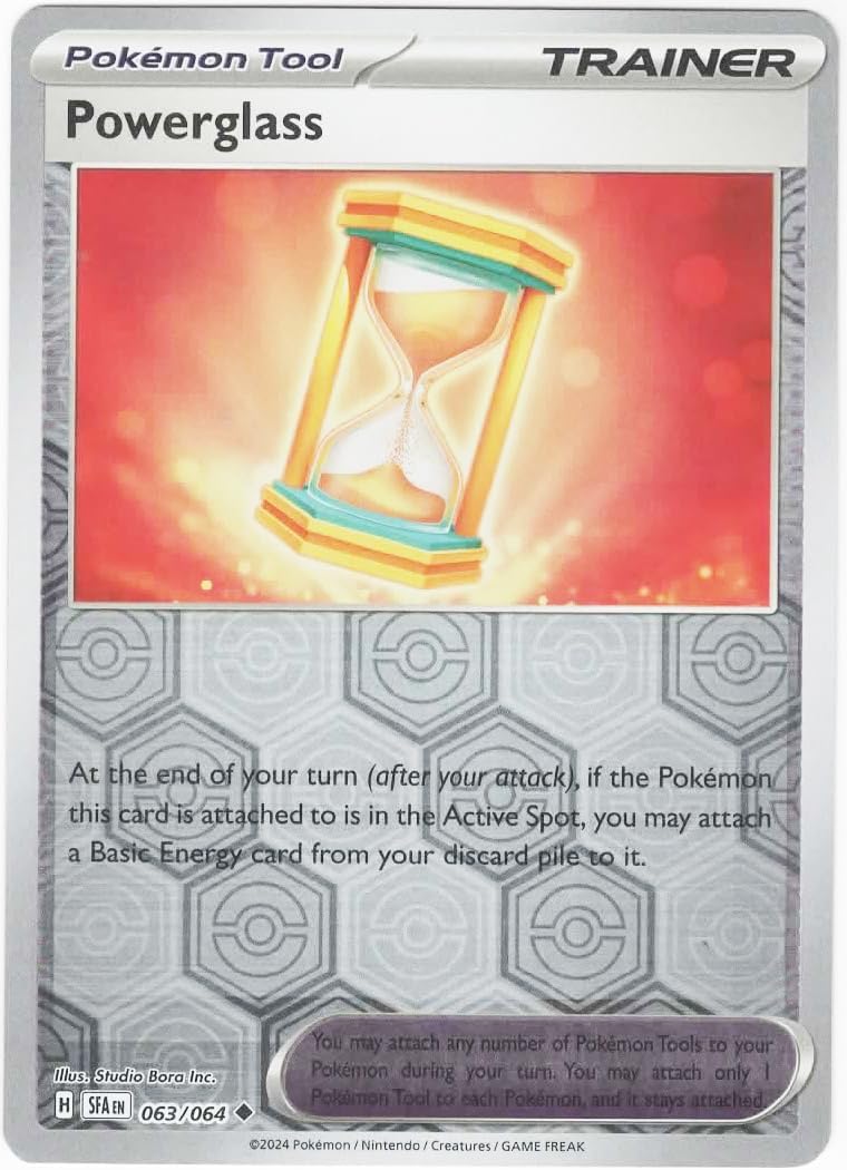 Pokemon – Powerglass 063/064- Shrouded Fable – Reverse Foil – Single Card