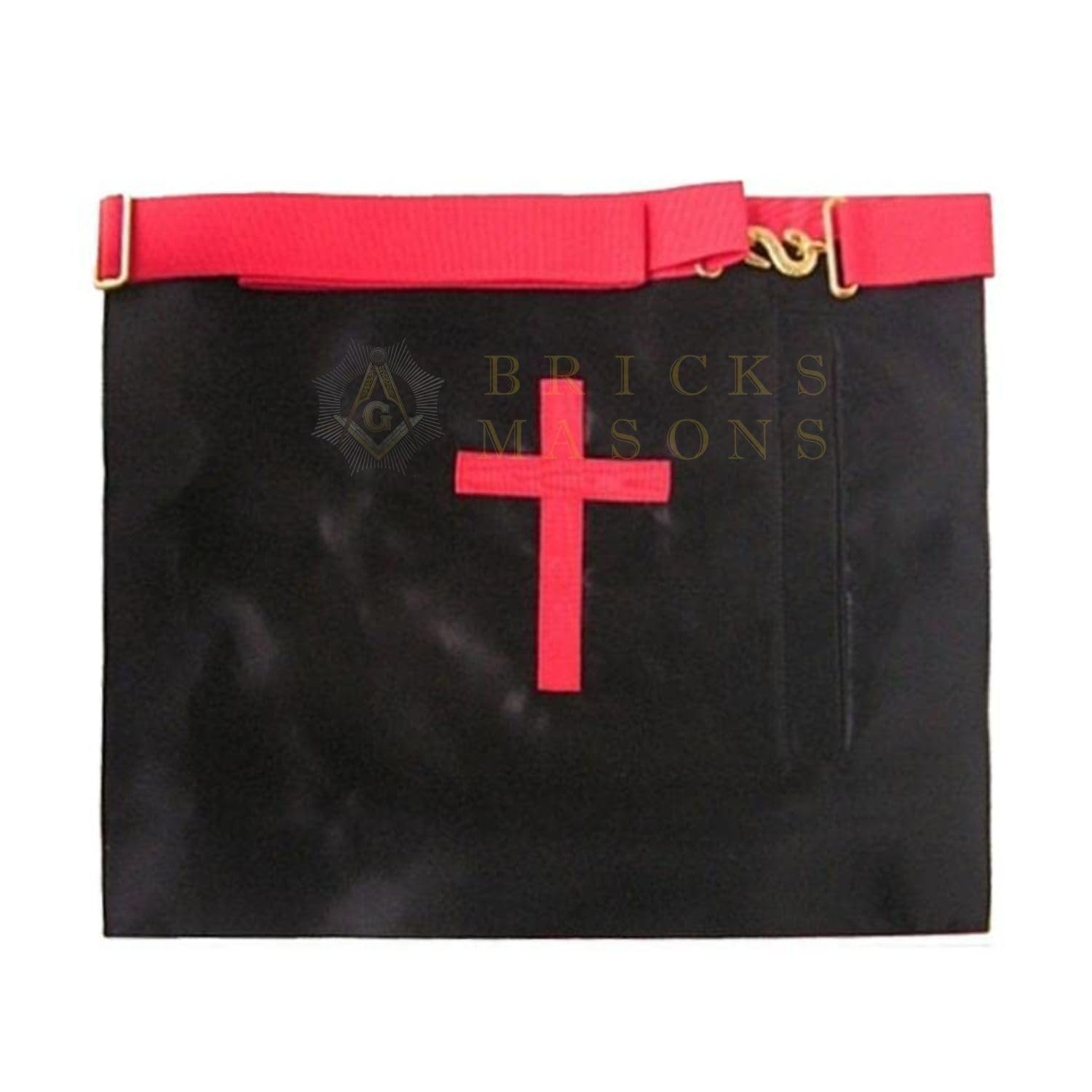 Bricks Masons Masonic AASR - 18th Degree - Knight Rose-Croix - Patted Cross + Acacia Twigs (Lambskin)