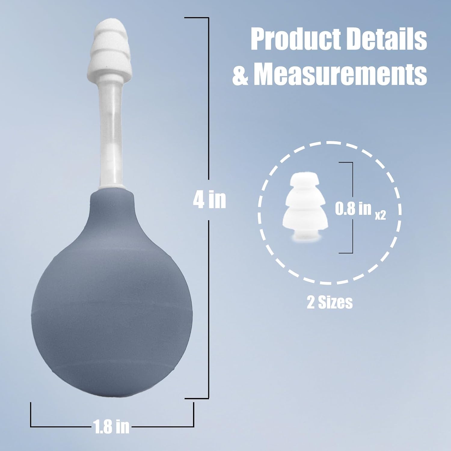 Migraine & Ear Pressure Relief Device | Tension Headache, Ear Ache & Airplane Pressure Relief | Drug-Free Migraine Relief Products Gift for Sufferers（Blue） image 5