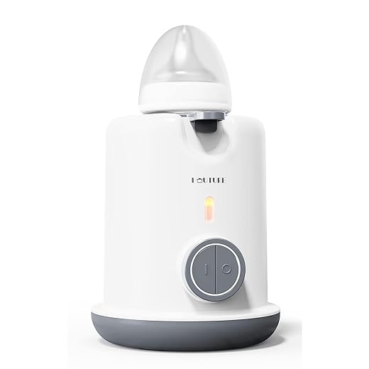Baby Bottle Warmer 2-in-1 Bottle Warmer for Breastmilk or Formula One Button Control Easy to Use with Water Vial