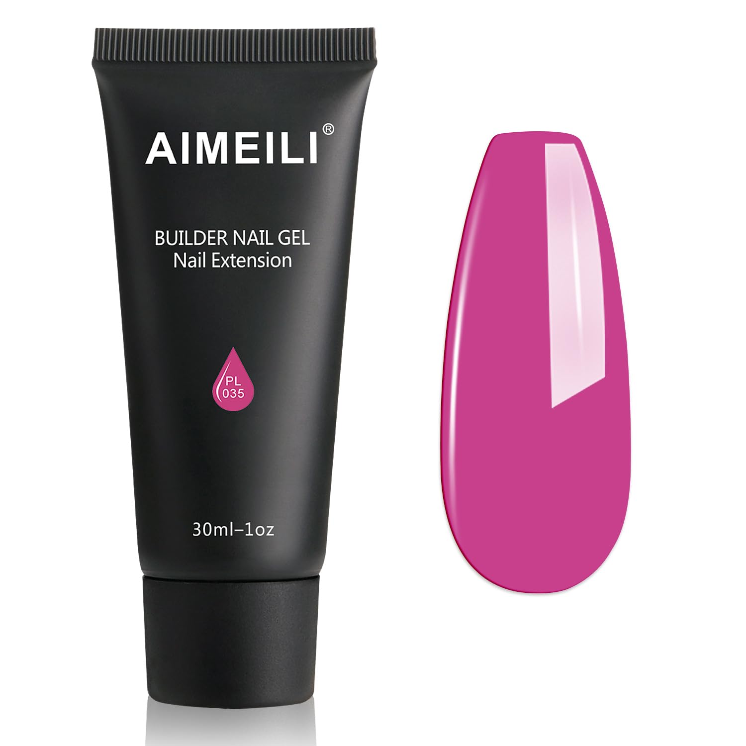 AIMEILI Gel Uñas Constructor Base Coat y Builder Gel 7 en 1 Nail Extensión Esmaltes Semipermanentes de Uñas UV LED Building Base 10ML — view 55
