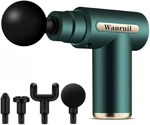 Mini pistola de masaje, masajeador muscular de percusión de tejidos profundos, pistola de masaje de viaje, masajeador deportivo compacto, masajeador