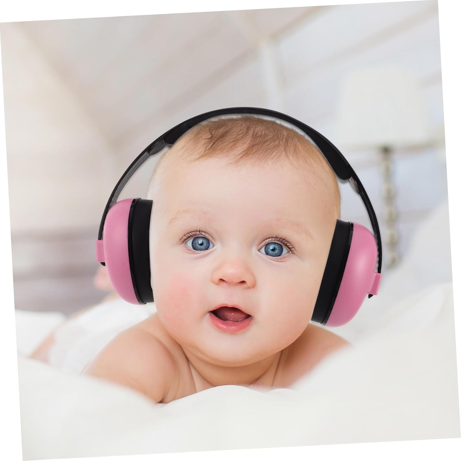 Healifty Hearing Protection Earmuffs Reduction for Months Newborns with Foam and Design Lightweight Comfortable Safety