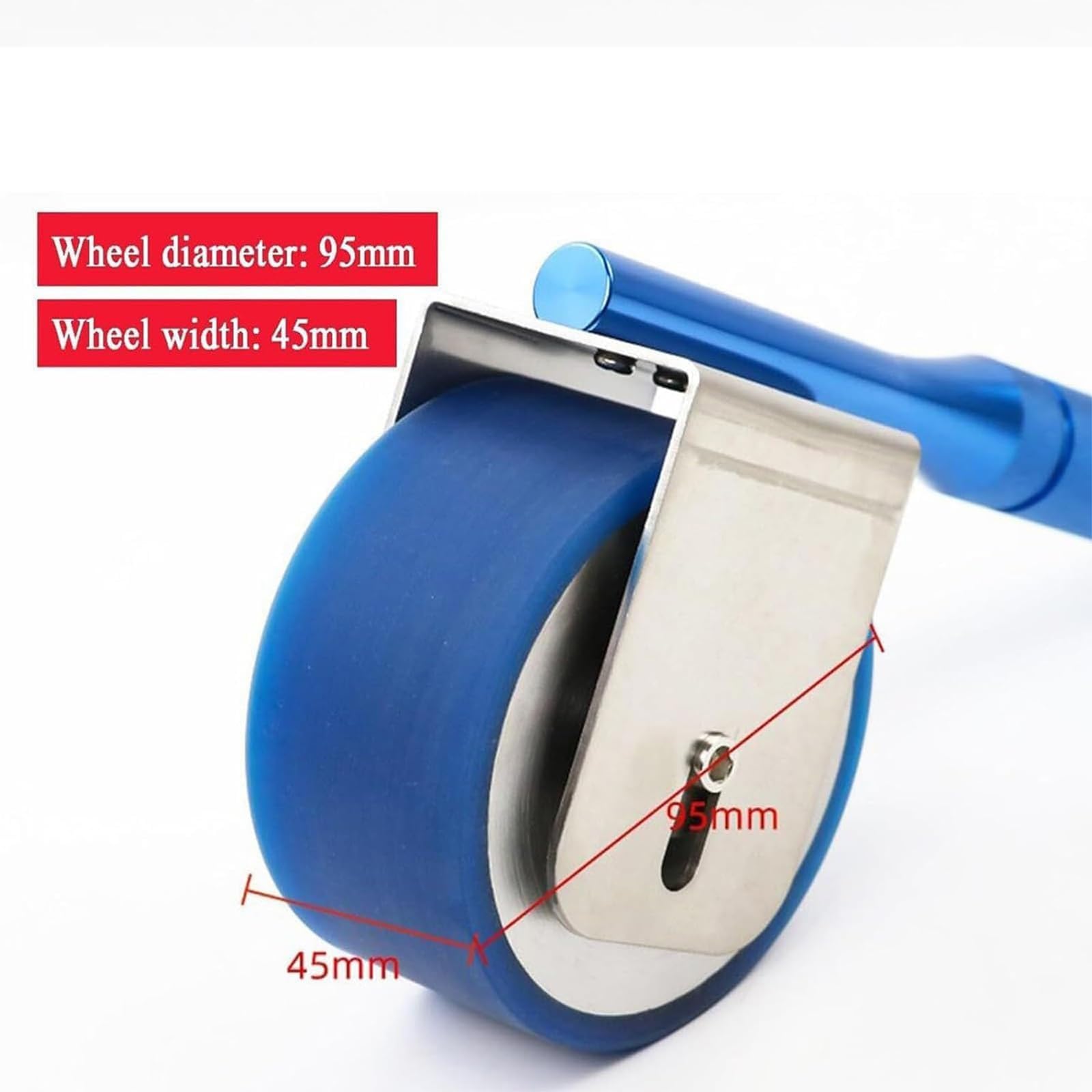 Rueda de presión de goma manual para pruebas de resistencia al pelado, rodillo de cinta adhesiva de 45 mm para prueba de fuerza de sujeción
