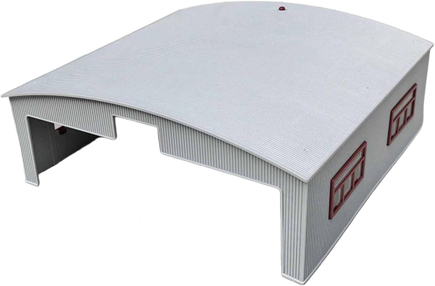 1:72 Scale Airfield Hangar Kit Sturdy Multifunctional Fighter Model Display Base Compatible with Most 1:72 Aircraft Models Airport Hangar Accessories for Airplane Model Collections, Gray