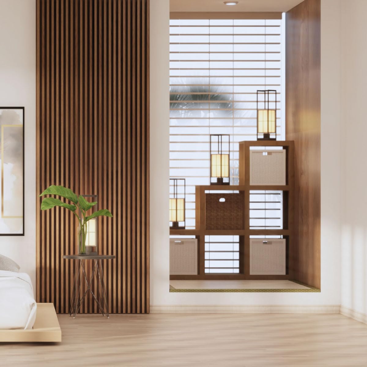 Pannelli Decorativi Acustici per Pareti, Pannelli Murali Design Effetto Legno, Pannelli Fonoassorbenti per Soffitto cm 60 x 275 (1,65 mq) (Faggio)
