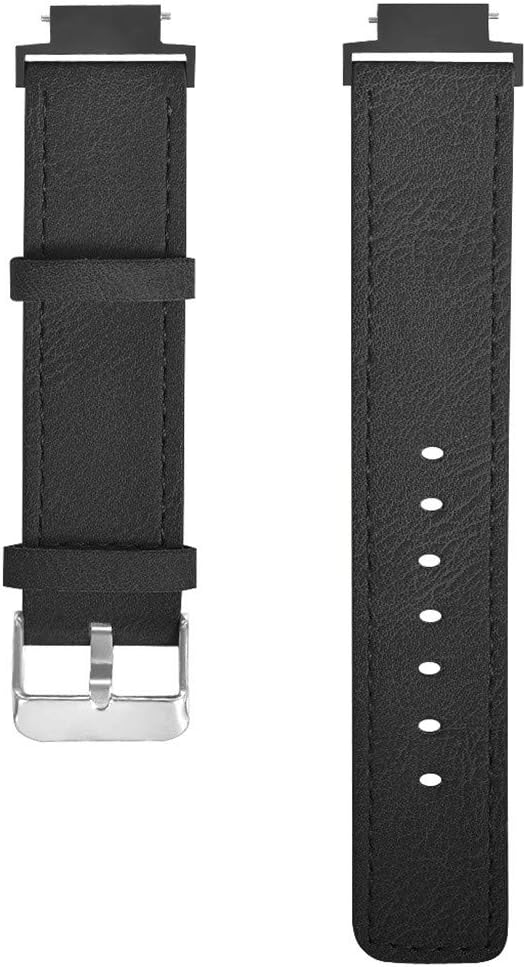 Avisage Strap Flat Strap Retro Skin Strap 20mm 2 Colors for Strap/Band/Bracelet/Strap for Xiaomi Huami Amazfit Verge Youth Watch A1808