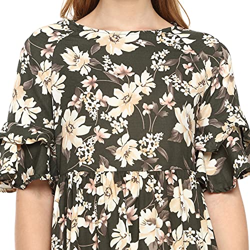 Image of PINACOLADA Campus Sutra Women's Polyester A-Line Knee-Length Dress