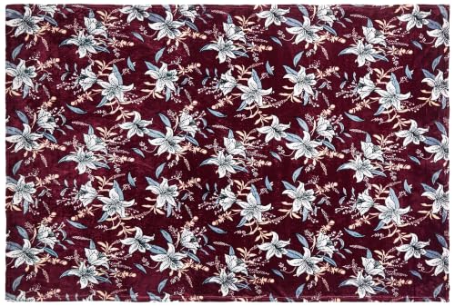 Image of amazon basics Polyester Double Sized Plush Blanket | (300 GSM) | (Grey)