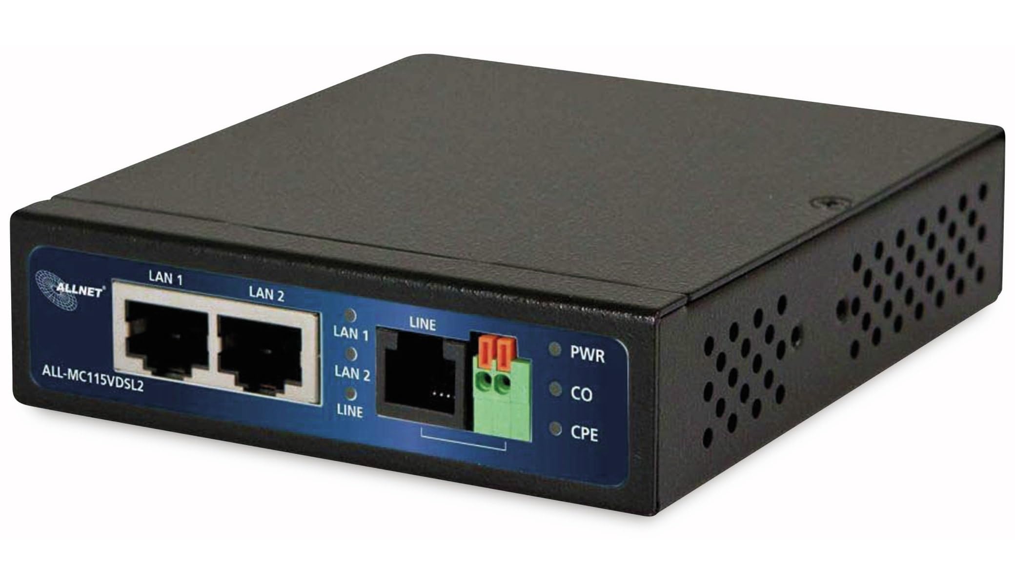 ALLNET all-mc115-vdsl2 100000 Kbit/s Modem – Modems (100000 Kbit/s, 0 – 50 °C, 10 – 90%, 20 – 65 °C, 110 x 27 x 95 mm, 465 g)