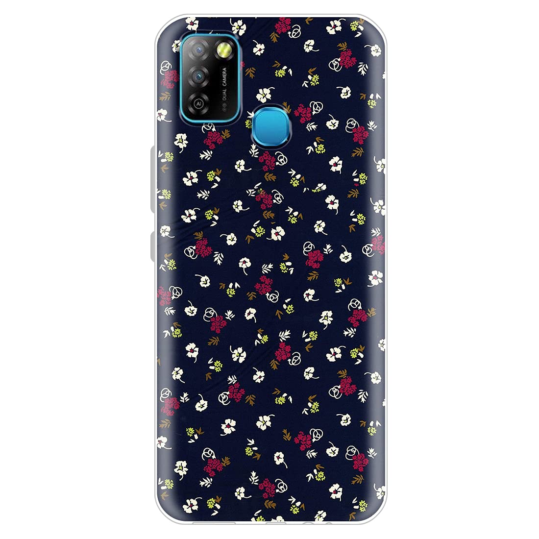 Nainz Soft Mobile Back Cover for Infinix Smart 5A (Silicone_Multi-Coloured)