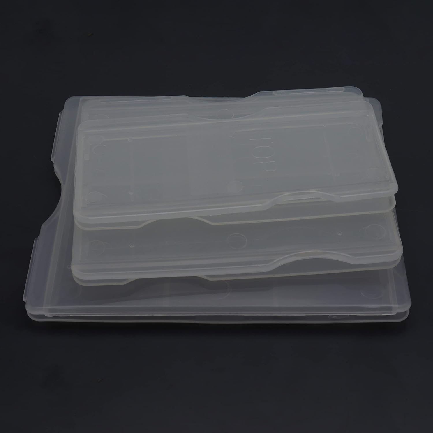 Lab Microscope Slides 50 Pieces Microscope Slides Box Holds 1 or 2 or 3 or 5 Pieces Slides Storage Microscope Parts(for 1 Piece Slide)