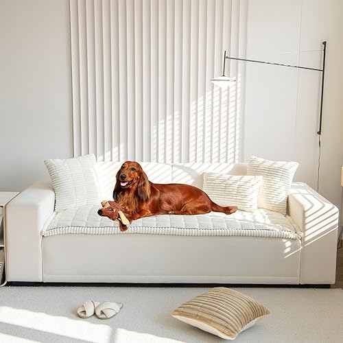 Sofa Cover Fuzzy Couch Cover for Pet, Couch Covers for