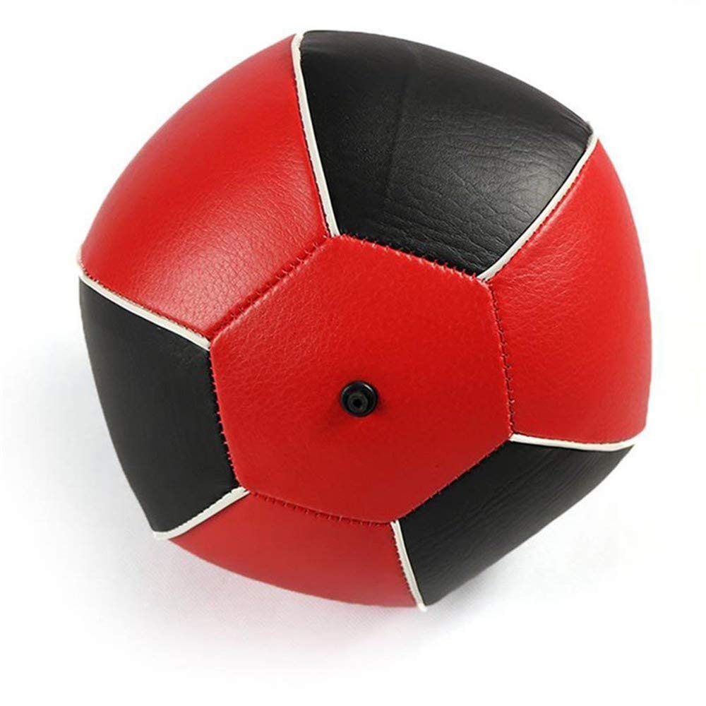 Boule De Boxe En Forme De Poire Iplusmile - Entraînement Frappe, Reflexes, En Cuir PU Rouge - 8