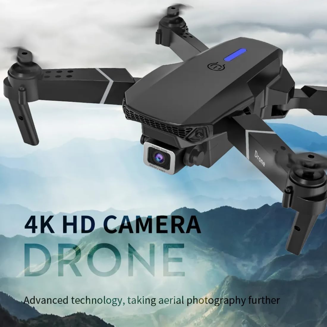 4K Foldable Drone with Camera - FPV Live Video -3
