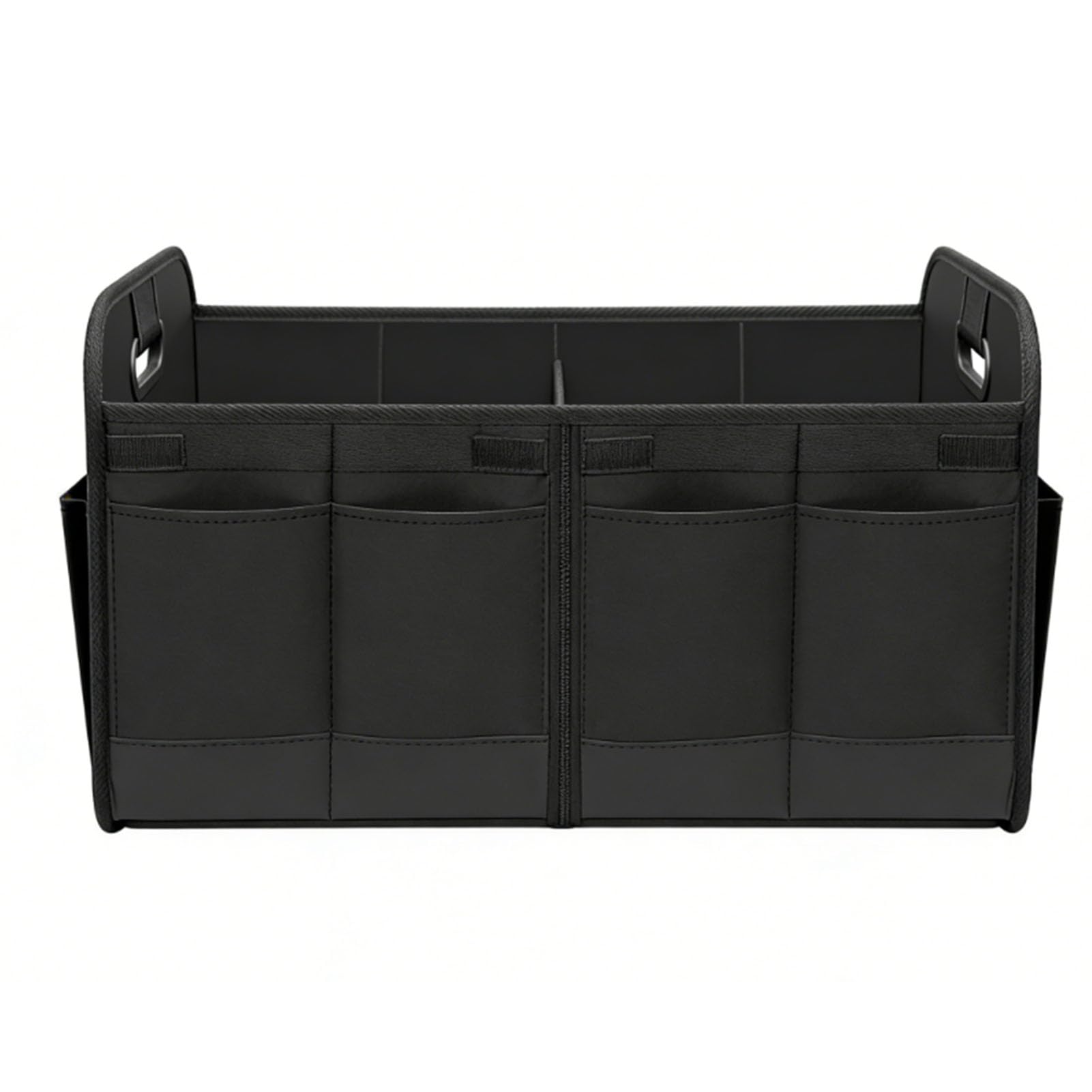 Caja de almacenamiento plegable para maletero de tela Oxford coche negro ASHATA