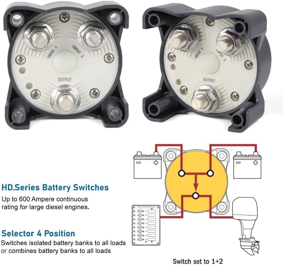 32V Battery Isolator Switch Cut Off Switch for Efficient Power Management
