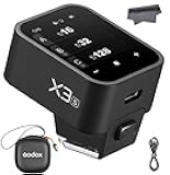 X3 X3S X3-S TTL Touchscreen Flash Trigger Compatible with Sony Cameras, 2.4G Wireless OLED Transmitter, Built-in 850mAh Lithium Battery (X2T-S XPro-S XProII-S Upgrade Version)