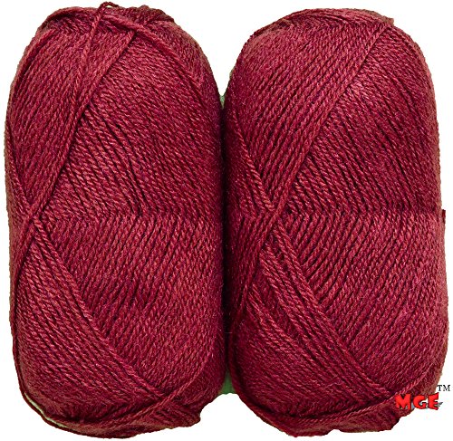 Image of M.G ENTERPRISE M.G Rosemary Rosewood Hand Knitting /Art Craft Wool, 200 g