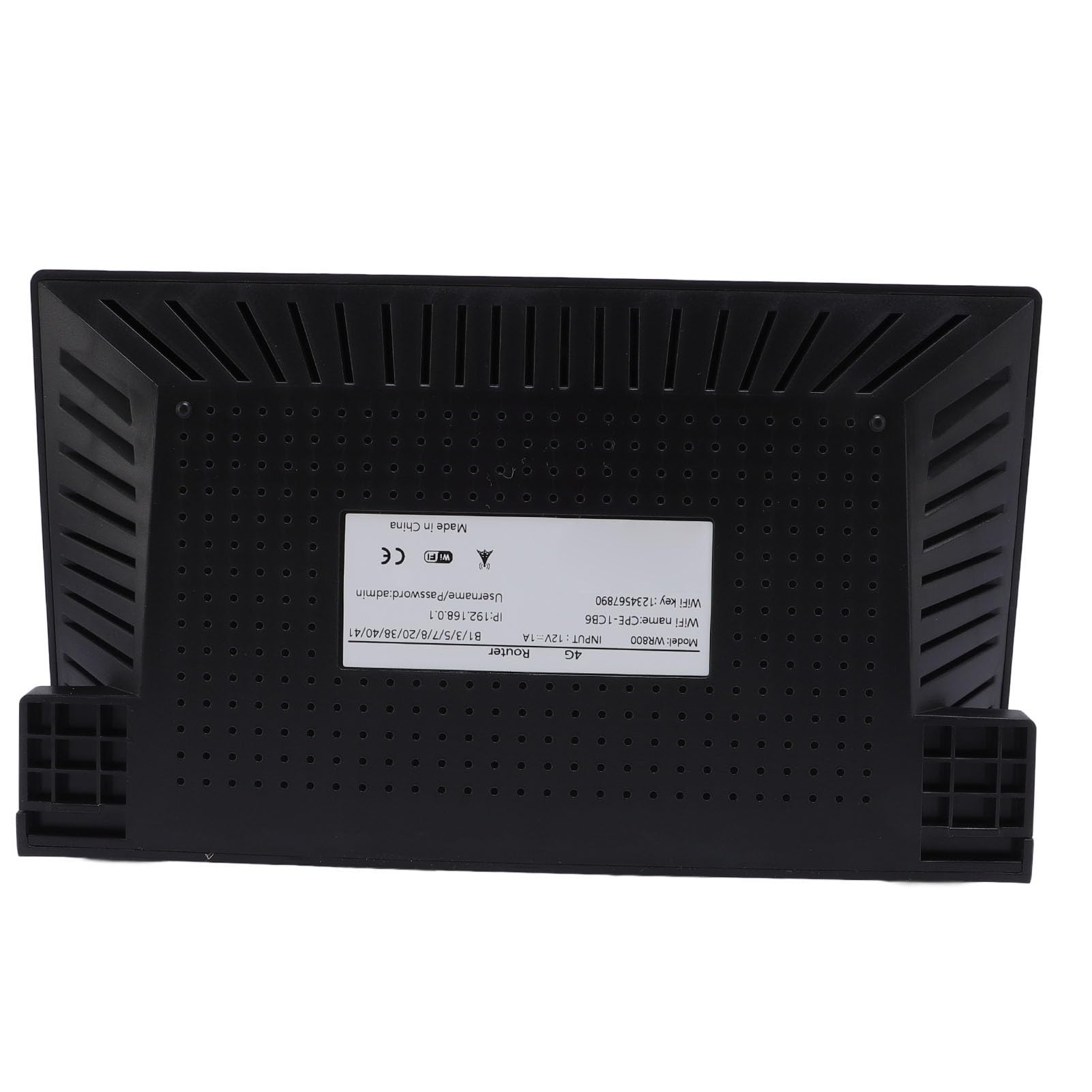 Router CPE 4G LTE, Modem Wireless WiFi6 Hotspot 300Mbps con 4 Antenne Ad Alto Guadagno e Slot per Scheda SIM, per Uso Domestico e Lavorativo (Spina europea)