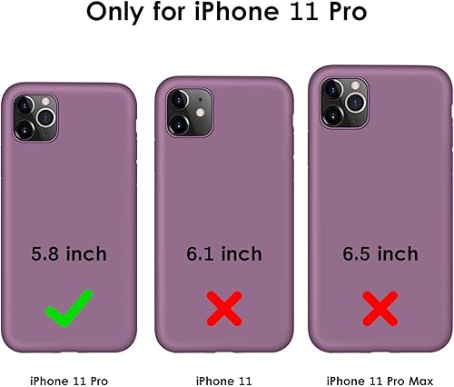 Miniatura 6 de DTTO - Funda de silicona con amortiguación de rejilla de panal para iPhone 11 (2019) de 5.8 pulgadas, serie Romance con cámara mejorada y protección