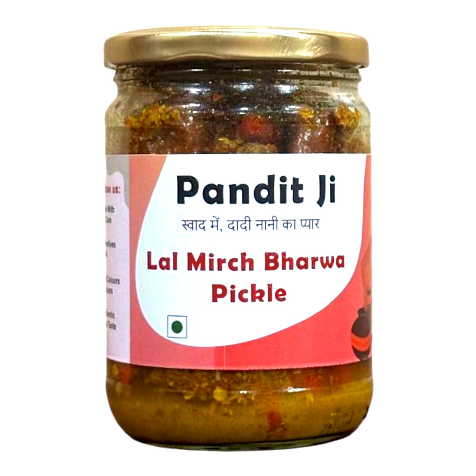 Pandit Ji | Lal Mirch Ka Bharwa Achaar | Red Chilli Stuffed Pickle | Homemade | No Preservatives | 250 gms & 500 gms (250 gms) (B0D3VP8S7S) Amazon Price History, Amazon Price Tracker