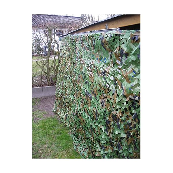 Joytea 6 x 6 m Tarnnetz Waldtarnung Armee Netz Tarnung Tarnung Dekoration Wald – Bild 5