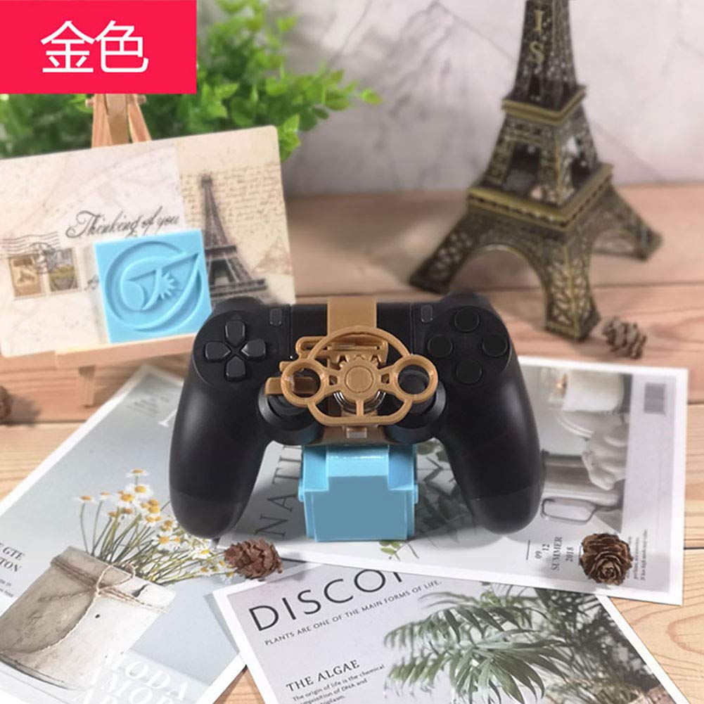 Lai-LYQ 100 Degree Rotation Steering Wheel Controller for Xbox ONE/ONES Racing Game - Golden