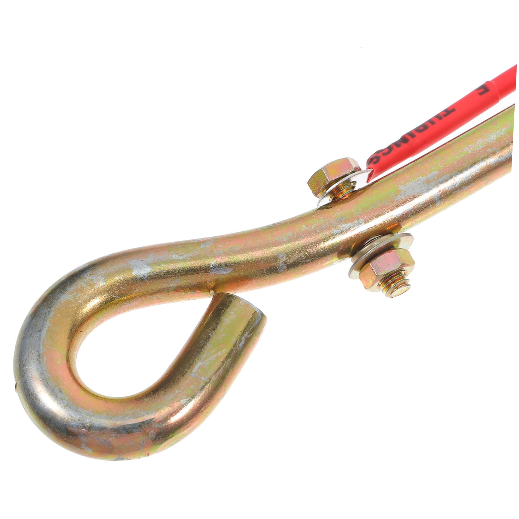 Picchetto di Terra Portatile con Clip Metallica, Set 1 Pezzo | Ferro Dorato, Cavo Incluso, Uso in Campeggio e Recinzioni Elettriche, Connessione Sicura