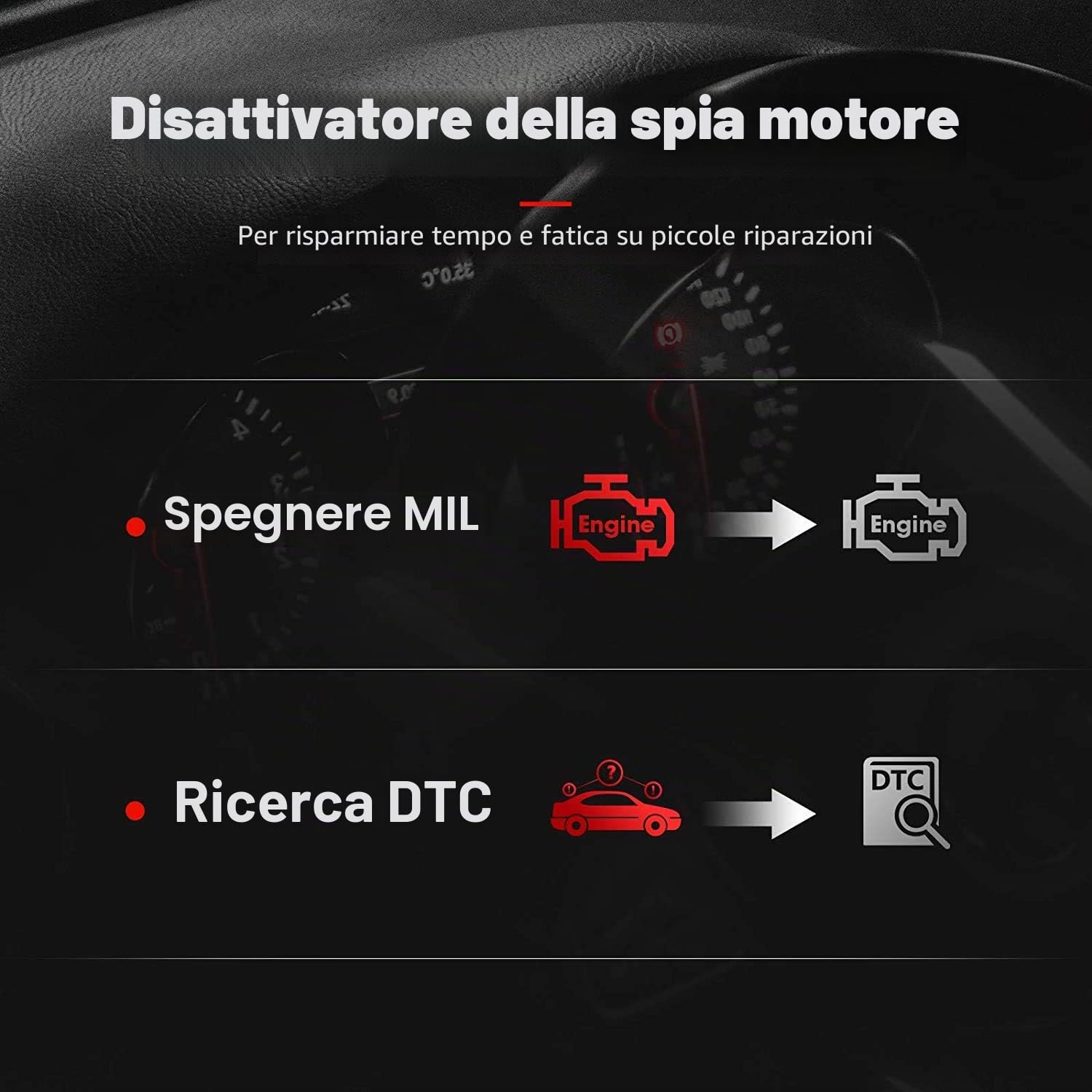 LAUNCH CR529 OBD2 Diagnostica Lettore Codici Test Smog O2 EVAP | 10 modalità OBD2, spegnimento spia motore, dati grafici, plug&play, VIN automatico, compatibilità vasta e multilingue