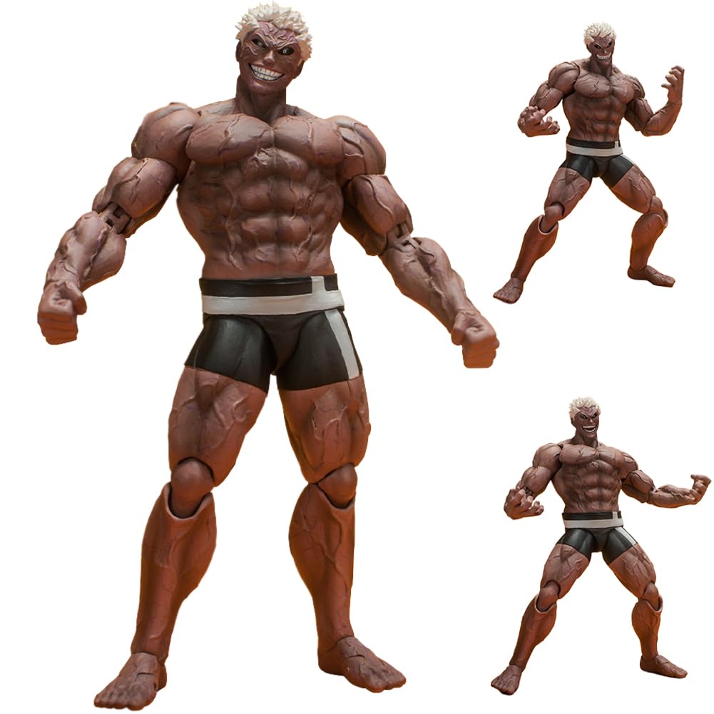 Jilijia Anime Kure Raian Action Figure Statue - 18CM Kure Raian Fighting Posture Movable Joints Character Model with Accessories Desktop Decoration Gifts — image 1