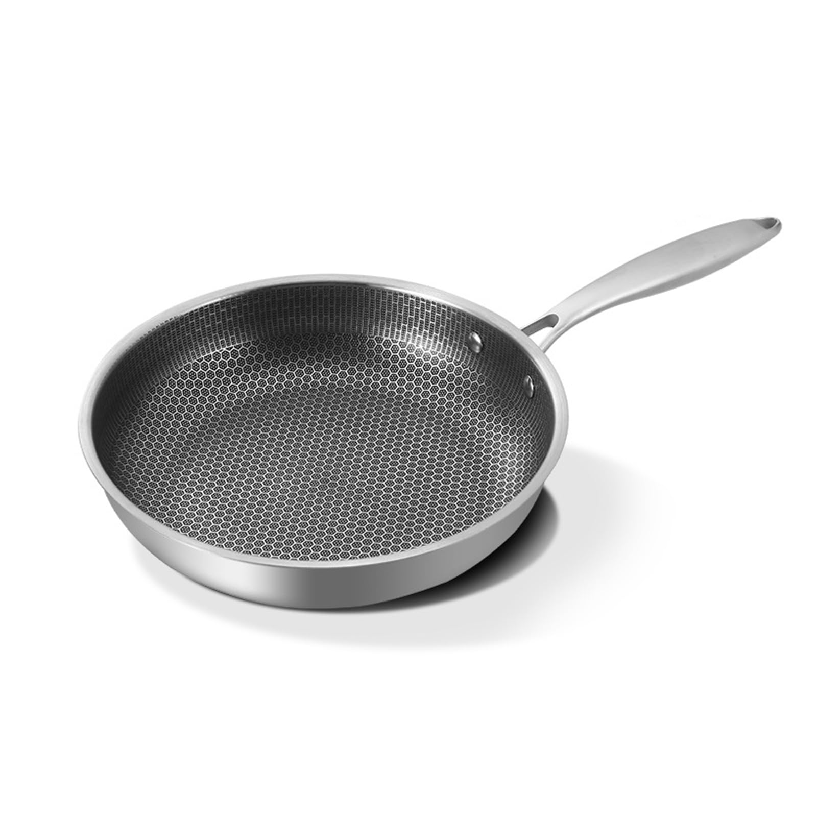 Hypiqq One Color 12 Pan Skillet Nonstick Pans Without Teflon Non Stick Frying Pans With Lids Frying Pans Nonstick With Lid,11In