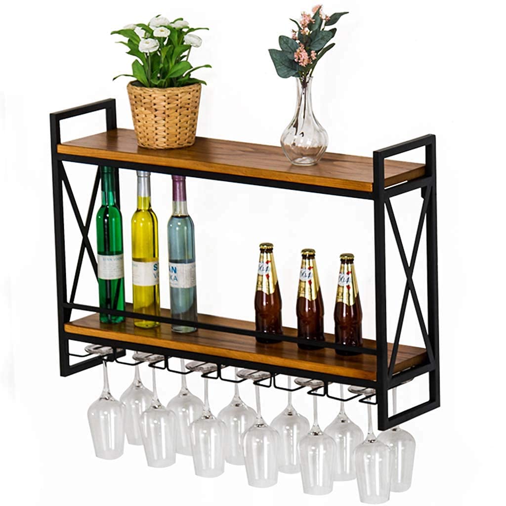 Casier à vin suspendu pour optimiser l'espace et ranger les verres