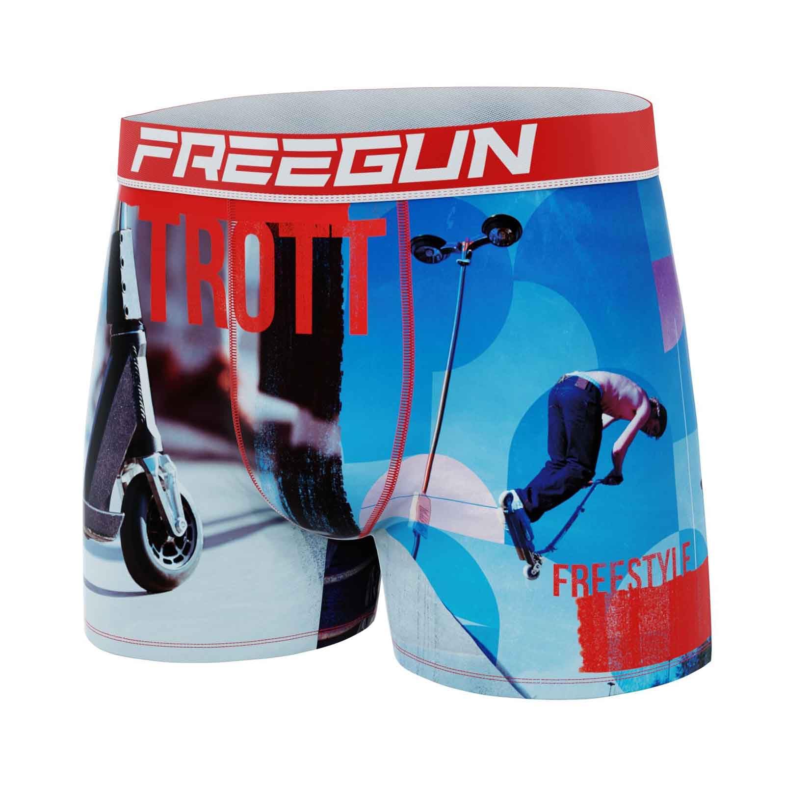 FREEGUN Lot de 6 Boxers Microfibre Homme