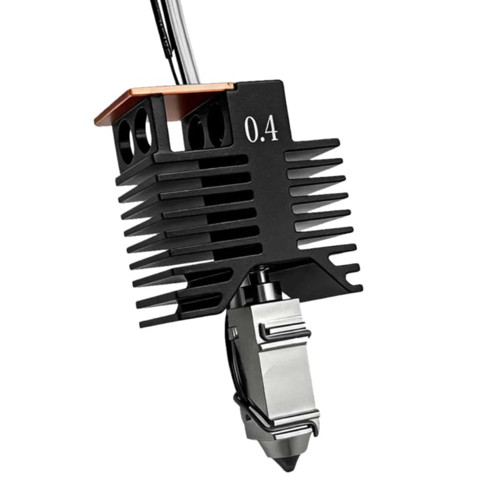 Kit Hotend di Ricambio da 0,4 Mm per Stampante 3D Snapmaker U1, Kit Hotend Ad Alto Flusso con Riscaldatore in Ceramica da 48 W con Spazzola in Silicone e Tappetino per Versamenti per Stampa