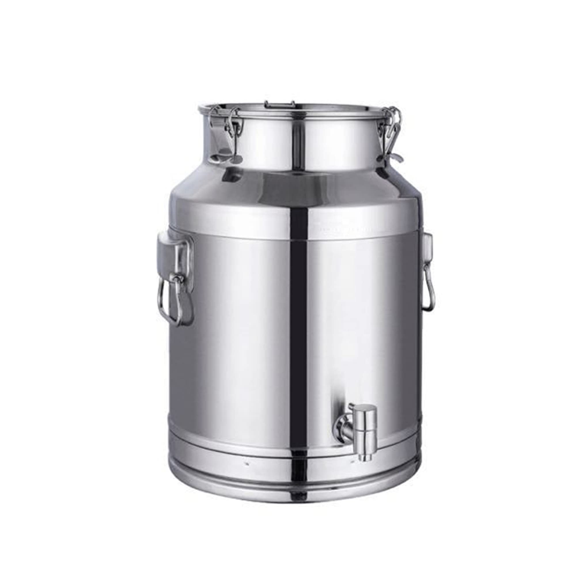 WOTZOV Farm Milk Transport Can - 5L/14L Milk Churn Canister Pot Wine Pail Barrel Water Bucket Oil Tea Tank With Sealed Lid And Spigot / 14L，A 9L