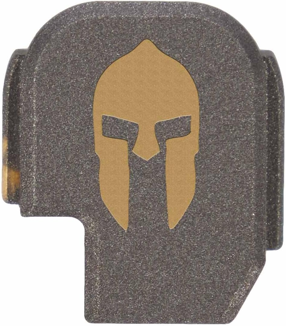 NDZ Performance Slide Cover Back Plate for Sig P365, P365 X, XL, SAS, Macro, AXG, .380 – Brass, Cerakote Finish – Custom Laser Engraved Option