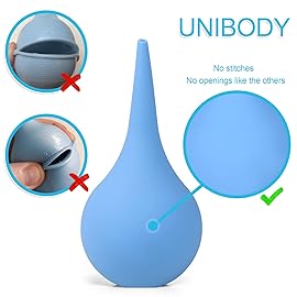 2 Pack Ear Syringe 3oz / 90ml Hand Bulb Syringe Ear Washing Squeeze Bulb, Rubber Squeeze Bulb Ear Syringe Ball Laboratory Tool