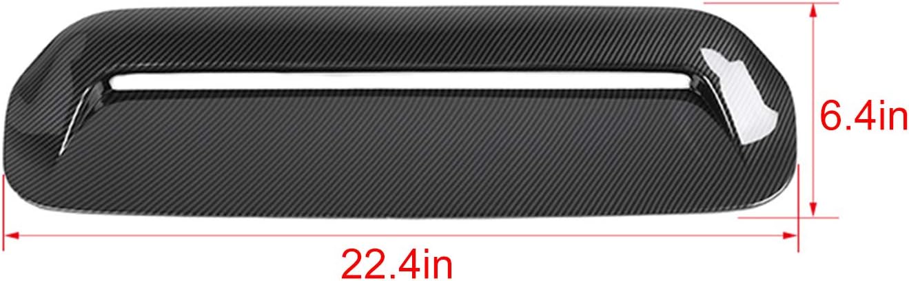 JeCar Carbon Fiber Hood Scoop Vent Cover Trim for 2010-2023 Toyota 4Runner TRD Pro TRD Off-Road