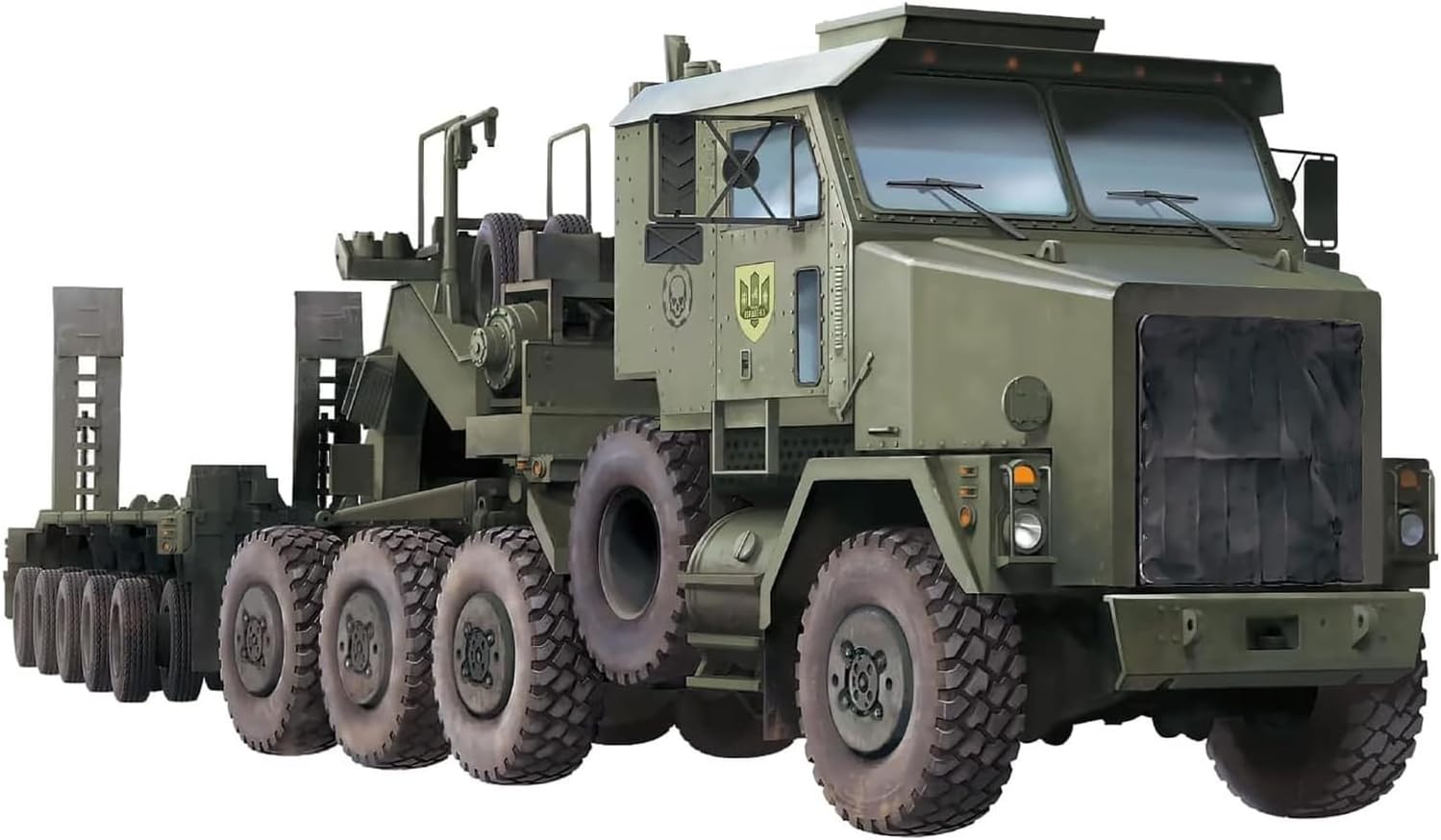 5021 M1070 & M1000 70 Ton Tank Transporter + Bonus Scale 1:72 Model Making
