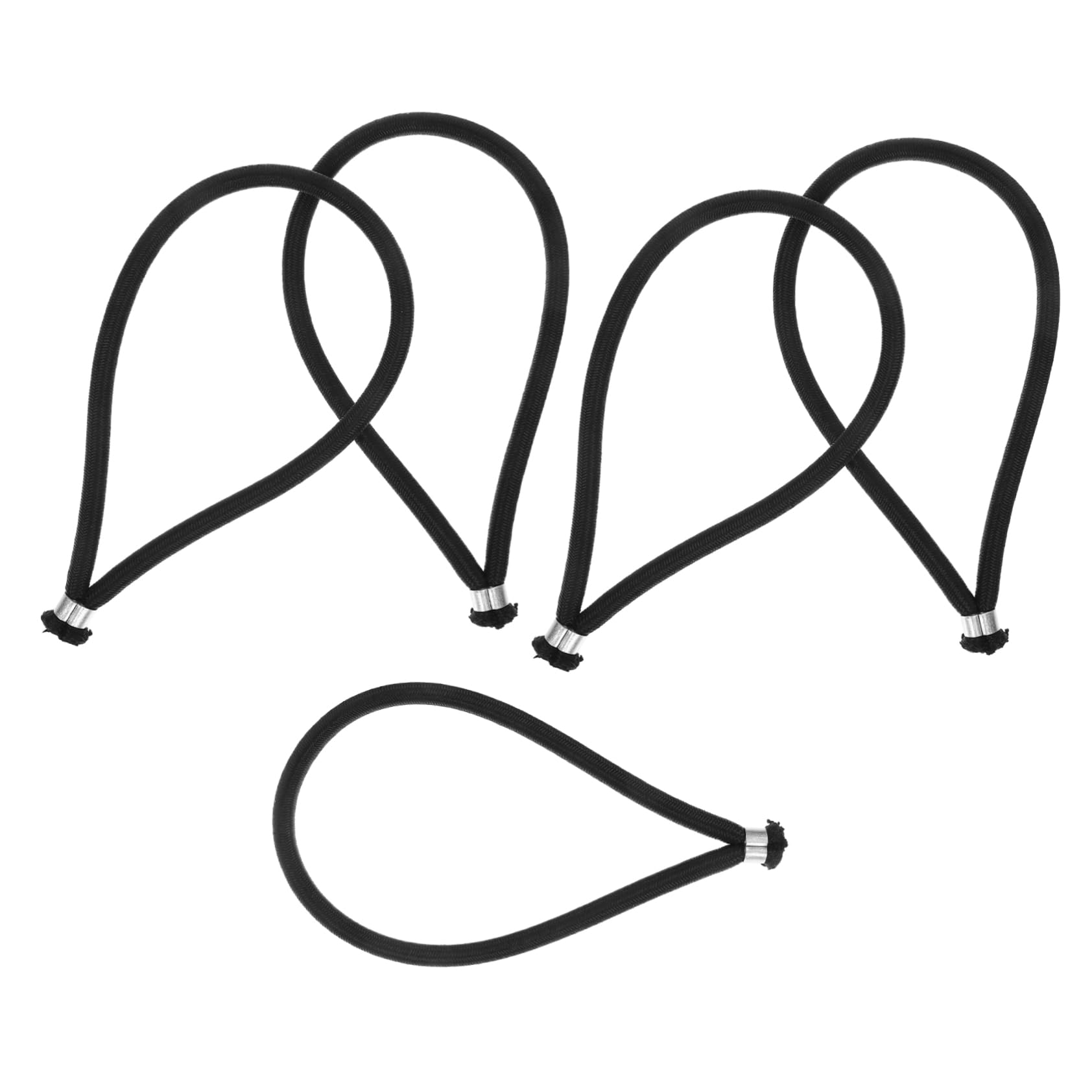 UPKOCH Corde élastique pour Trampoline Sangle d'arrimage pour bâche d'auvent Sangles élastiques Corde élastique résistante Corde élastique Noire Petits élastiques Mini sandows