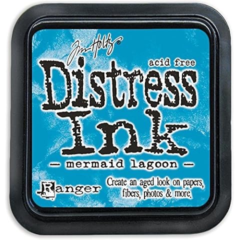 Brand New Tim Holtz Distress Ink Pad-March-Mermaid Lagoon Brand New Cover