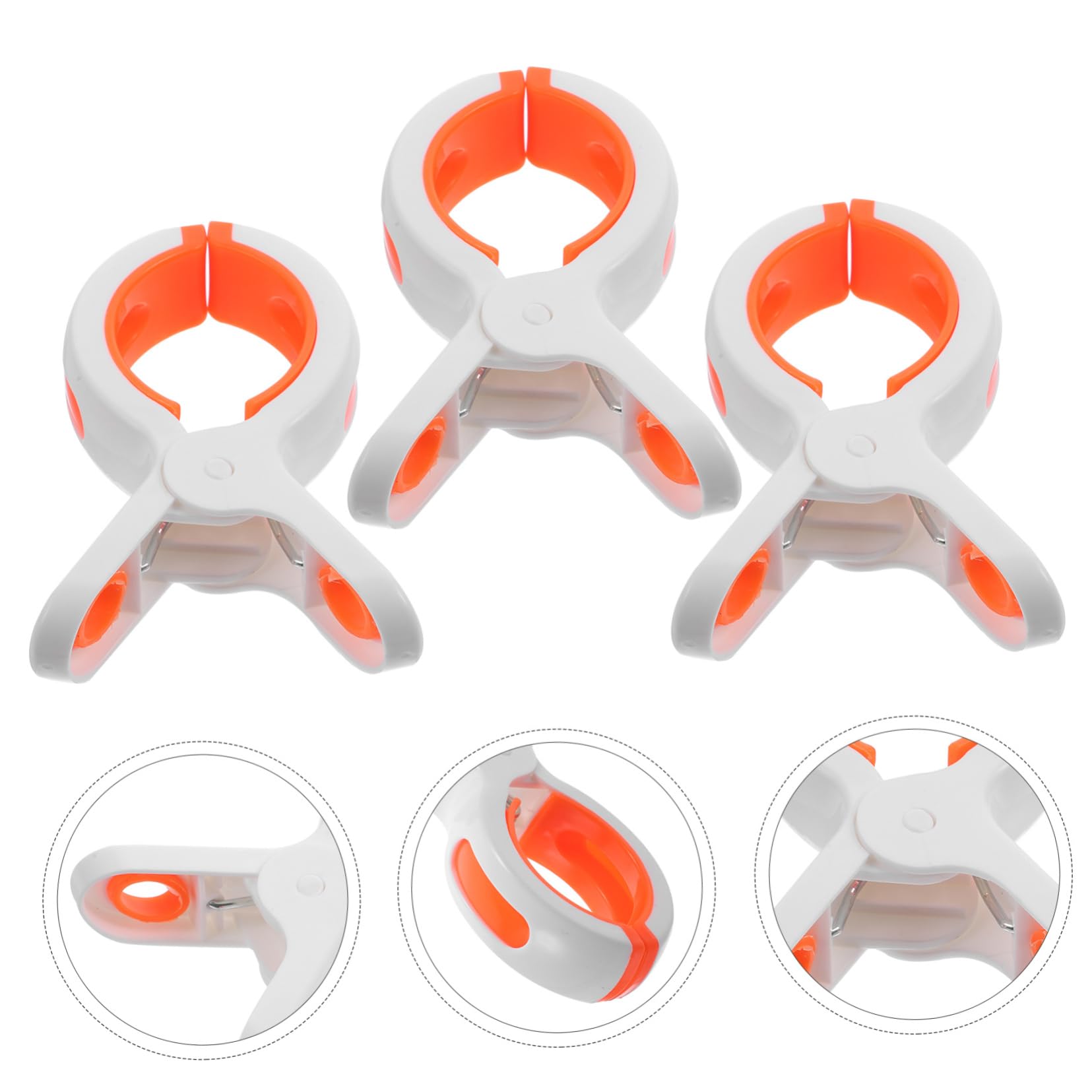 Vaguelly 12pezzi Mollette Per Da Spiaggia Mollette Antivento Per Vestiti in Plastica Per Trapunte Piccole e Leggere Bordi Lisci Design Antiscivolo Per Bucato Robuste e Affidabili