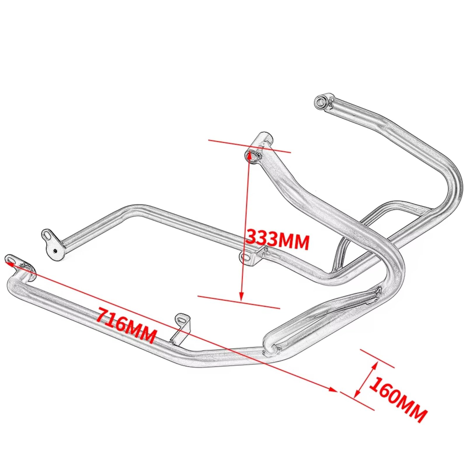 Paraurti Compatibile Con Xadv 2017-2020 Protezione Motore Moto Barra Paramotore Paraurti Autostradale Accessori Ricambio