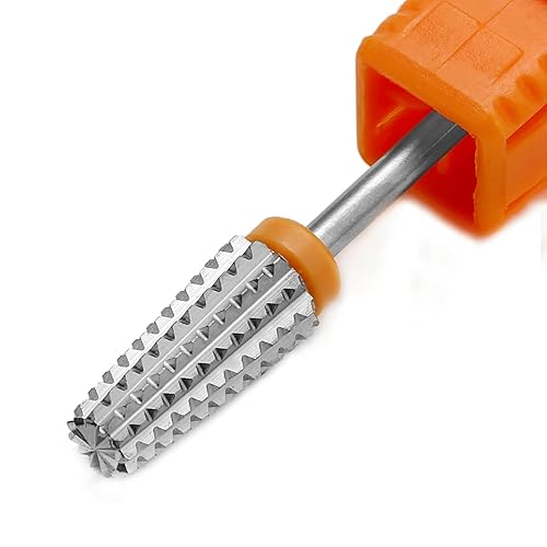 Brocas de uñas 5 en 1, broca giratoria de carburo, cortador de uñas de vástago de 332 pulgadas, para zurdos y diestros, herramientas de eliminación